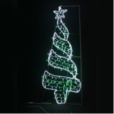 Χριστουγεννιάτικο Δέντρο Με Μεταλλική Βάση 750X200cm LED | Aca Lighting | X082702219N